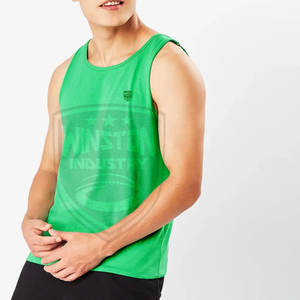 2024 2025 nouveau Style chaud étiquette personnalisée hommes débardeur respirant Fitness porter en gros pas cher prix - Product Image 1