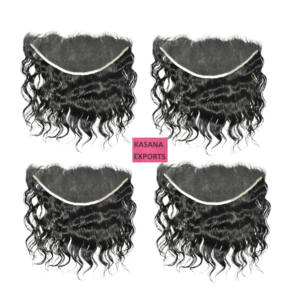 Extensiones de Cabello Humano Indio Virgen 13*6 HD Frontal al por Mayor, 100% Natural, Color Natural, Onda Profunda, Procesado Químicamente, Cutícula Alineada - Product Image 5