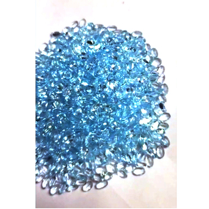 700 piezas de Topacio azul cielo Natural 5x3mm faceta ovalada 210 Cts Iroc ventas buena calidad noviembre piedra preciosa corte US $126 todo - Product Image 2