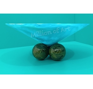 Frutero de resina 3D hecho a mano de calidad superior, decoración del hogar para bodas, Color y tamaño personalizables - Product Image 3