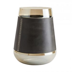 Jarrón de Flores Ligero y Ecológico de Vidrio Acanalado Estilo Art Deco para Decoración de Mesa Navideña - Product Image 4
