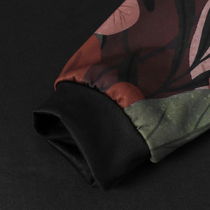 Nueva sudadera de talla grande para hombre a la moda, tela mezclada de algodón personalizable, suministro al por mayor, tela estampada de estilo de invierno - Product Image 4