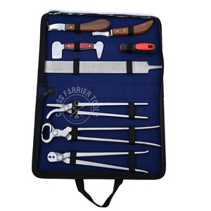 Juego de Herramientas de Herrador Resistentes, Cortaúñas de 15 Pulgadas, Herramienta para Curvar y Ajustar Cascos, Lima, Cuchillo de Hoja Grande y Pulidor - Product Image 5