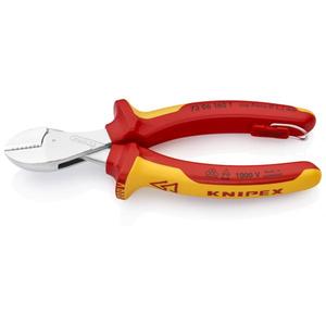 Alicates de Corte Diagonal Compactos Knipex -X-Cut, Cromados, con Empuñaduras Multicomponentes Aisladas y Certificadas VDE - Product Image 1
