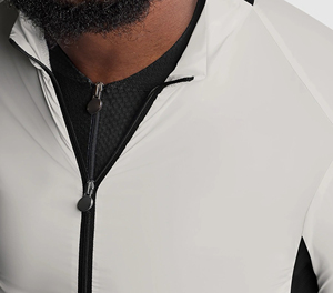 SPRINT SPORTS Unisex Full Zip Windproof Eco-Friendly Quick Dry <b>Cycling</b> <b>Jacket</b> Long Sleeve Mustard Color 100% Polyester Adult - Product Image 4