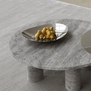 Nouveau design de bols à fruits et à salade artisanaux en acier inoxydable pour les comptoirs de table Plats Buffets Tier Gâteau et Cookie - Product Image 1