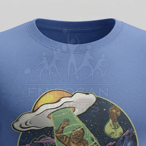 Camiseta de Hombre de Corte Regular, 100% Algodón, Impresión DTF, Estilo Personalizado, Apta para Uso Diario, Textura Suave, Transpirable, de Secado Rápido - Product Image 4