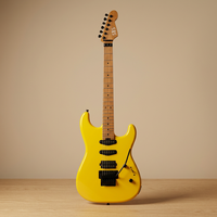 Guitare électrique avec micros SBS Alnico, corps en aulne massif, manche en érable torréfié, tremolo Floyd Rose, Coil Tap, Treble Bleed