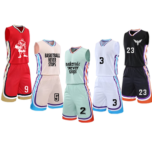 Uniforme de baloncesto de poliéster 100% personalizado para adultos Ropa deportiva al aire libre con estampado transpirable de la mejor calidad Talla grande óptima - Product Image 4
