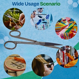 Ciseaux chirurgicaux médicaux en acier inoxydable de précision mondiale, coupe-tissus certifié ISO13485 pour les premiers secours, clinique générale - Product Image 2
