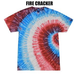 เสื้อยืดลายมัดย้อมแบบยูนิเซ็กซ์ ทำมือ สไตล์โบฮีเมียน ฮิปปี้ เหมาะสำหรับงานเทศกาล เสื้อผ้าฝ้ายสีสันสดใสสำหรับฤดูร้อน สวมใส่สบายๆ พร้อมโลโก้ถัก เป็นของขวัญสำหรับเขาและเธอ - Product Image 6