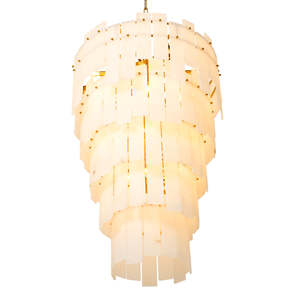 Lustre Moderne Contemporain Greyson XL, Lumière Blanc Chaud, Culot E26/E12, pour la Décoration de la Maison, du Restaurant, de la Villa, Design Créatif - Product Image 6