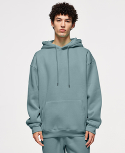 เสื้อฮู้ดโอเวอร์ไซส์ผ้าฟลีซคอตตอน 100% น้ำหนัก 450 กรัม สำหรับฤดูหนาว รุ่น OEM ลดราคาพิเศษ มี 45 สี - Product Image 3