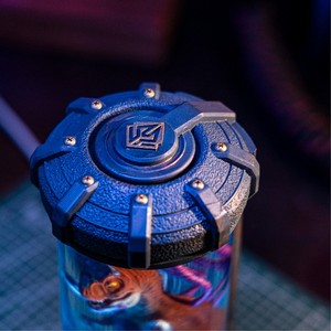 Lampe sur mesure en résine, lampe Rex en résine, veilleuse sur mesure, lampe alien époxy, lampe art déco, cadeau personnalisé, cadeau fait main - Product Image 6