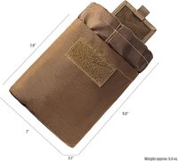 Sac tactique système molle tactique petite pochette molle fermeture éclair extérieure ceinture pochette pour téléphone portable
