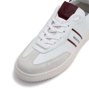 Zapatillas Deportivas Saturno con Cordones, Color Blanco/Borgoña - Product Image 5