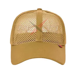メッシュバックのカスタマイズされたデザインの最高品質のカスタムメイドの野球帽高品質の5パネルスポーツ野球帽
