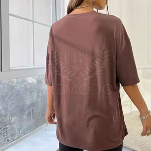 Camiseta de Verano para Mujer, Manga Corta, 100% Algodón, Secado Rápido, Transpirable, Estilo Glamuroso y Brillante - Product Image 4