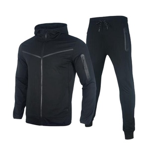 Men's Slim Fit <b>Tracksuits</b> Custom Logo Tech Fleece with Side Jogging <b>Tracksuit</b> Tech Fleece <b>Tracksuit</b> <b>Winter</b> Fleece Track Suit - Product Image 2