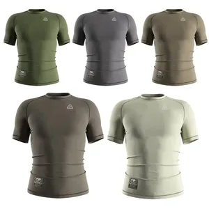 Wholesale <b>Men's</b> <b>Compression</b> <b>Shirt</b> 100% Cotton Eco-friendly, Factory Direct - Product Image 2