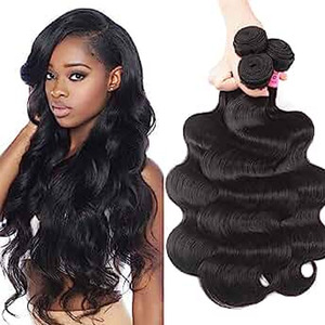 Extensions de cheveux naturels indiens Remy vierges, 100 % cheveux bruts de temple, qualité supérieure, cuticules alignées, vente en gros - Product Image 1