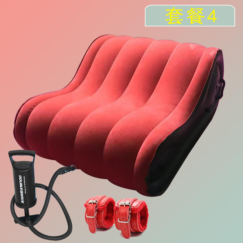 Rojo + bomba de mano + esposas