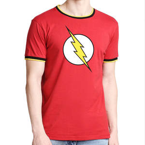 Camiseta de fitness personalizada de talla grande con cuello redondo para hombre, camiseta de manga corta de algodón con estampado sólido de microfibra, logotipo personalizado impreso - Product Image 1