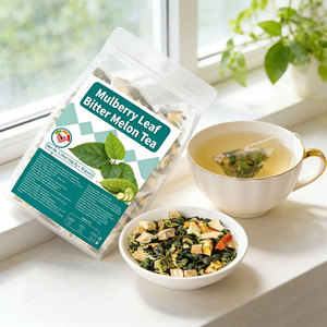 Tisana per il Controllo della Glicemia: Miscela Naturale di Gelso e Melone Amaro, Diuretico Naturale, Detox per Fegato e Polmoni, Senza Caffeina - Product Image 6