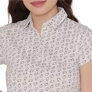 เสื้อโปโลระบายอากาศสำหรับผู้หญิงเสื้อยืดโปโลสำหรับผู้หญิงพิมพ์โลโก้ตามสั่งเสื้อยืดโปโลมีสไตล์ - Product Image 6