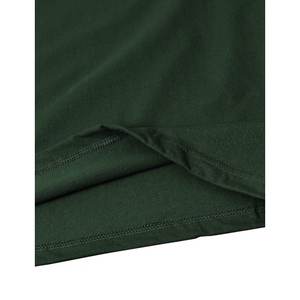 เสื้อยืดแขนสั้นคอกลมผ้าคอตตอนแท้ทรงหลวมสีพื้นสีขาวเสื้อยืดผู้ชายและผู้หญิงสีทึบ - Product Image 2