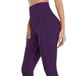กางเกงโยคะผู้หญิง ระบายอากาศได้ดี สวมใส่สบาย เอวยืดหยุ่น น้ำหนักเบา เหมาะสำหรับใส่ลำลอง มีบริการ OEM หลายสี - Product Image 5