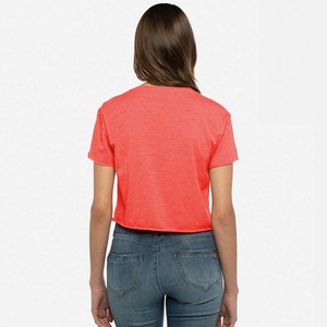 T-shirt court idéal pour femme Next Level, coton personnalisé, coupe régulière, t-shirt court uni, couleur unie, t-shirt court athlétique - Product Image 2