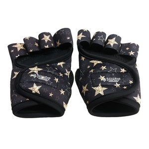 Guantes de medio dedo transpirables unisex para hombres y mujeres poliéster Premium para levantamiento de pesas - Product Image 1