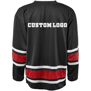 Broderie de maillot de hockey sur glace personnalisé de haute qualité Concevez votre propre uniforme de hockey - Product Image 2