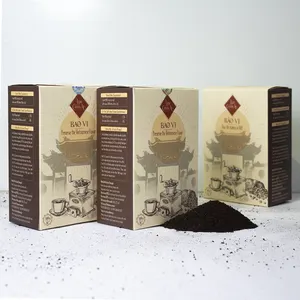 Café moulu Bao Vi Robusta Moka grains d'arabica fabriqués au Vietnam avec goût moelleux sac de boîte poudre de café torréfié en gros - Product Image 1