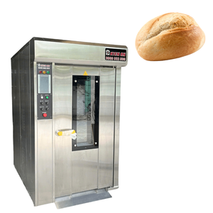 Four rotatif à 12 plateaux prêt à expédier avec four de boulangerie à chariot Altuntop pour moteur à pain 1Hp 24Kw/H Pe et four à palettes en bois - Product Image 1