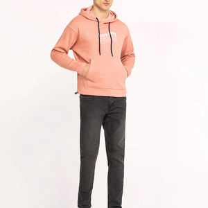 Vente chaude 2025 coton et polaire couleur unie basiques, coton mélangé hommes sweats à capuche pull à capuche chaud sweats à capuche pour hommes - Product Image 6