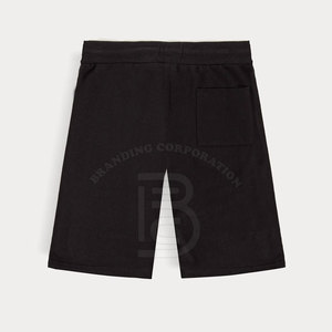 Pantalones cortos deportivos de algodón para gimnasio para hombre, venta al por mayor de OEM, cómodos pantalones cortos atléticos de felpa francesa para correr, estilo informal, tejido no tejido - Product Image 4