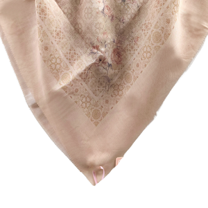 Nara série à manches courtes coton Hijab écharpe Milo élégant décontracté impression numérique mode pour adultes musulman femme printemps - Product Image 4