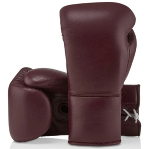 Gants de boxe en cuir PU personnalisés en gros pour l'entraînement au MMA et au kickboxing, fermeture unisexe, OEM, durables, pour combats professionnels - Product Image 1
