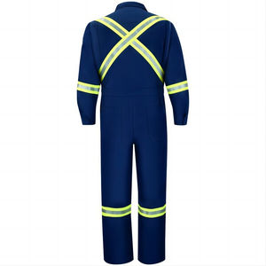 2025 Hi Visibility Safety Reflective <b>Overalls</b> High Quality Customized Multipurpose Workwear Uniform Anti-Static Coveralls - Product Image 2