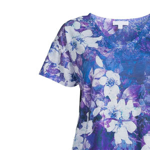T-shirt de sublimation pour femmes, hiver, 100% coton, respirant, écologique, sur mesure, manches courtes, imprimé, vente en gros - Product Image 5