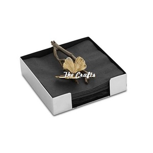 Porte-serviettes de forme carrée, style classique, fait à la main, qualité supérieure, acier inoxydable, aluminium, prix de gros pour un usage domestique ou hôtelier - Product Image 6