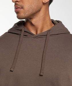 Otoño hombres 100% algodón sudaderas con capucha de gran tamaño sudaderas de alta calidad bolsillo de canguro algodón básico con capucha lavado bordado - Product Image 5