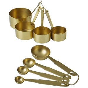 Brass Measuring Spoon New Style Premium Gold Color Brass <b>Coffee</b> <b>Scoop</b> Spoon for Kitchen & Tabletop Decorate Item - Product Image 4