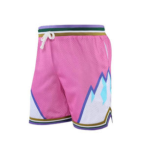 Vente chaude Conception Personnalisée Imprimé Mesh Basketball Shorts Sublimé Adultes Porter Service OEM Avec Des Conceptions Personnalisées - Product Image 4