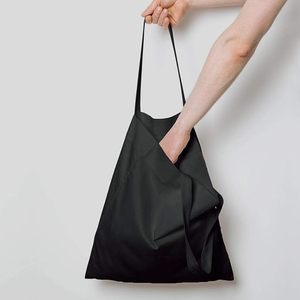 Bolsa de Compra Reutilizable de Alta Calidad, 100% Algodón, Mini, Color Negro, Cierre de Hombro, con Logotipo Personalizado - Product Image 3