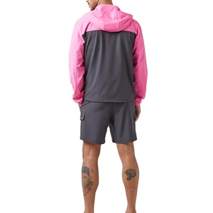 Vêtements de sport personnalisés, ensemble coupe-vent et short pour hommes, veste légère, ensemble coupe-vent en nylon/polyester pour hommes, 2026 - Product Image 6