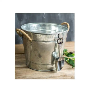 Seau à glace en métal pour la décoration d'hôtel et de restaurant à la maison pour des prix Offre Spéciale personnalisés faits à la main - Product Image 4