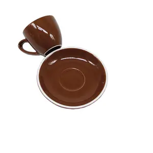 Epic utensílio de cozinha, design espanhol feita à mão café expresso xícara de caramel e molhador 70ml para a cadeia de café especialista